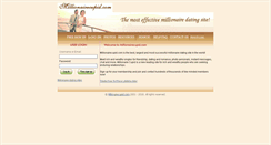 Desktop Screenshot of ca.millionairecupid.com